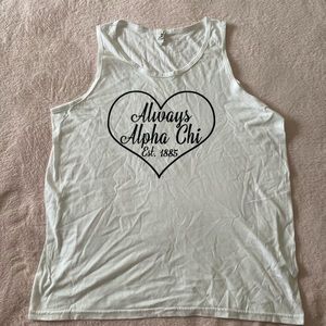 Alpha chi tank top